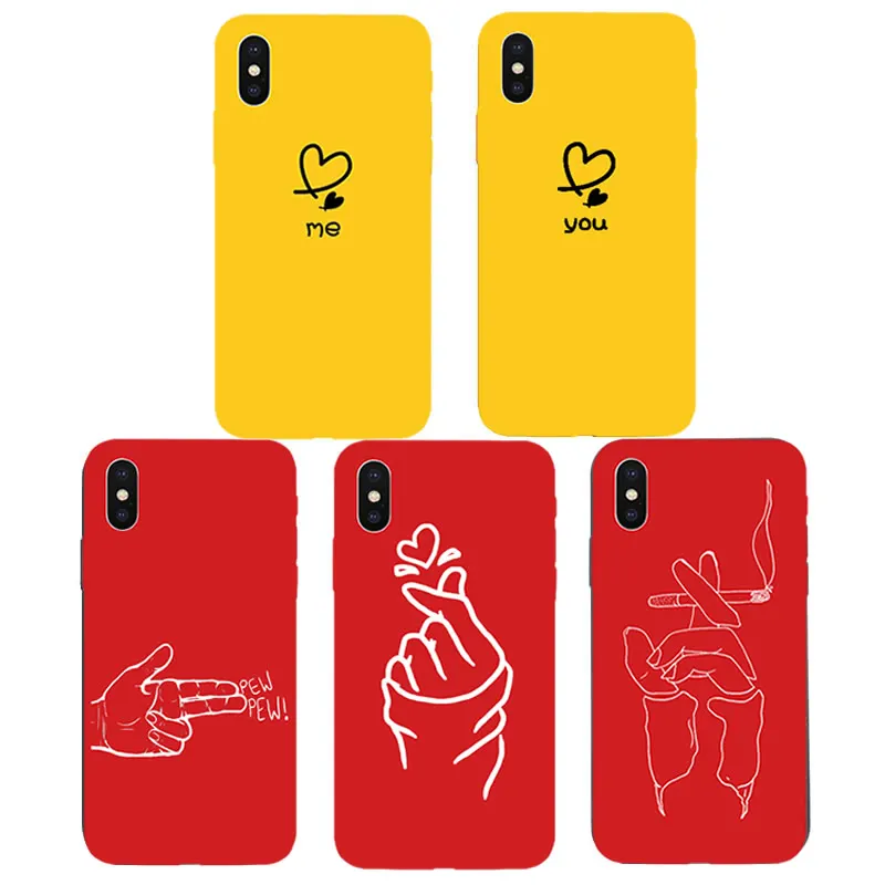 Мягкий силиконовый чехол из ТПУ для iPhone 6 S 7 8 Plus 5 5S X 10 XR XS Max 6Plus 7Plus милый резиновый