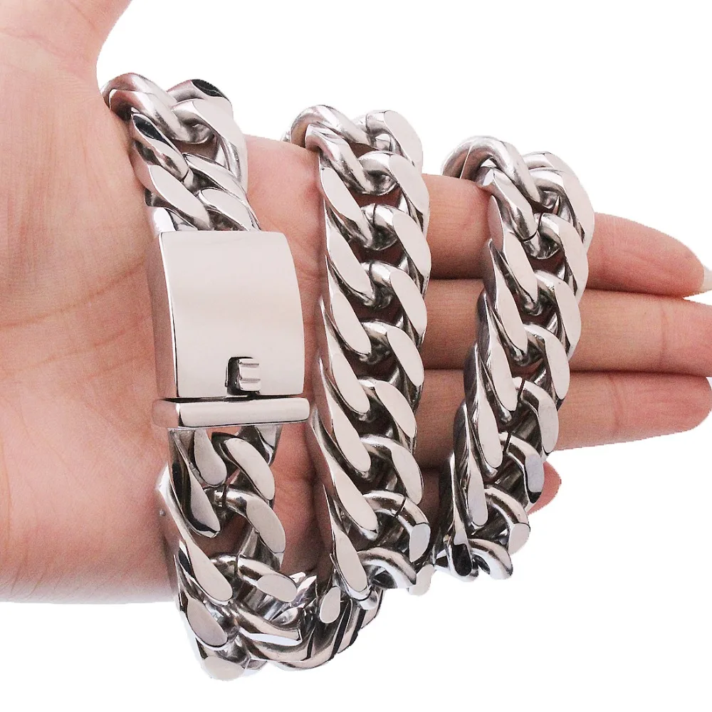 Silver Color Heavy Strong Man Necklace Bracelet Stainless Steel Choker Punk Mechanical Style Chain Hip-hop Boys Accessories
Silver Color Heavy Strong Man Necklace Bracelet Stainless Steel Choker Punk Mechanical Style Chain Hip-hop Boys Accessories