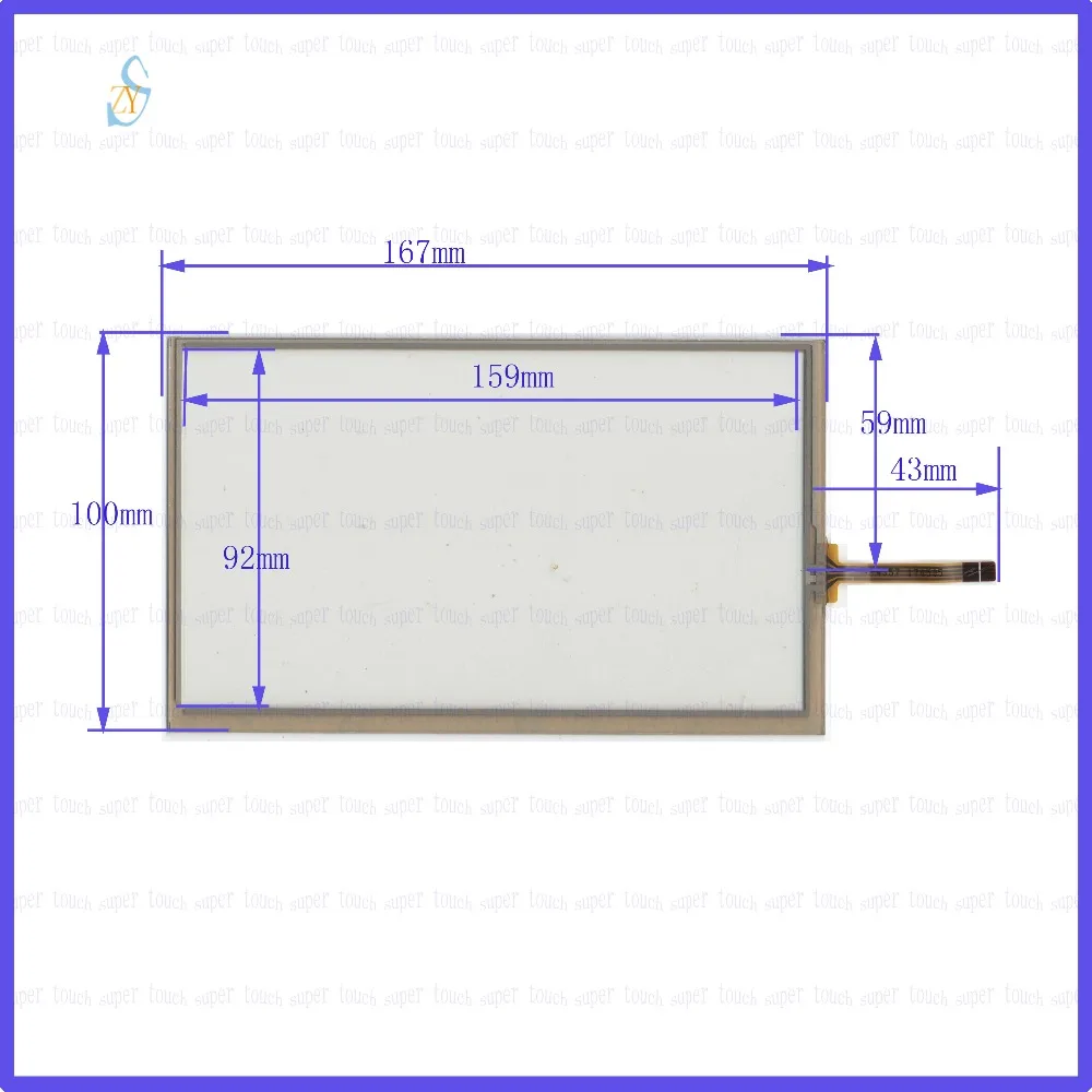 ZhiYuSun 167mm*100mm KDT-4357 7inch Touch Screen glass resistive USB touch panel overlay kit 167*100 TOUCH SCREEN
ZhiYuSun 167mm*100mm KDT-4357 7inch Touch Screen glass resistive USB touch panel overlay kit 167*100 TOUCH SCREEN
