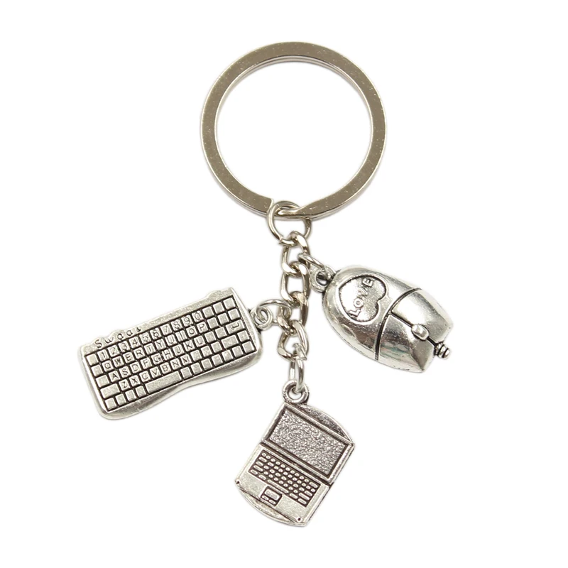 Dropshipping Laptop Computer Mouse Keyboard Keychain Fashion Key Ring DIY Metal Holder Chain Jewelry For Gift
Dropshipping Laptop Computer Mouse Keyboard Keychain Fashion Key Ring DIY Metal Holder Chain Jewelry For Gift