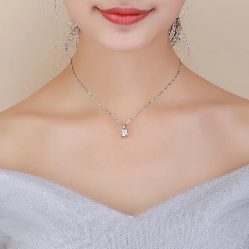 Ожерелье женское из серебра 925 пробы с фианитами | Украшения и аксессуары