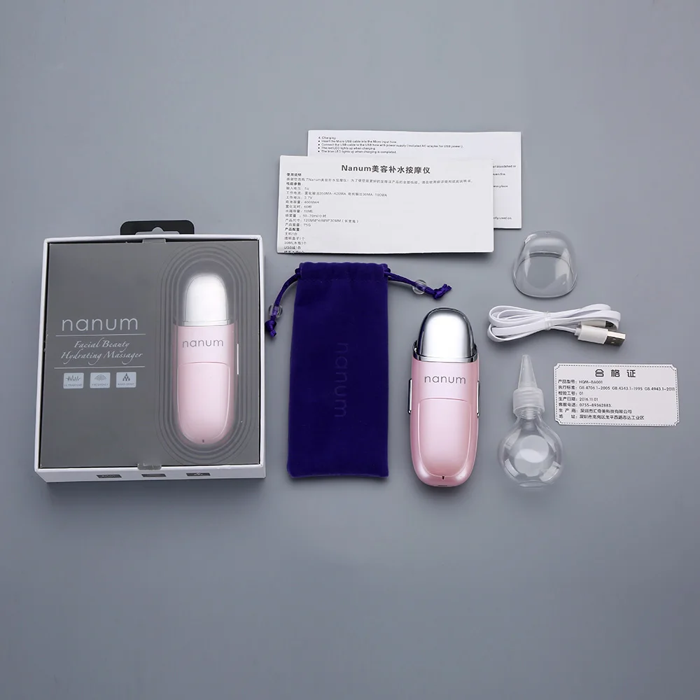 Mini Rechargable Eyes /Facial Vibration massager Moisturizing Sprayer for skin water replenishing / wrinkle removal
Mini Rechargable Eyes /Facial Vibration massager Moisturizing Sprayer for skin water replenishing / wrinkle removal