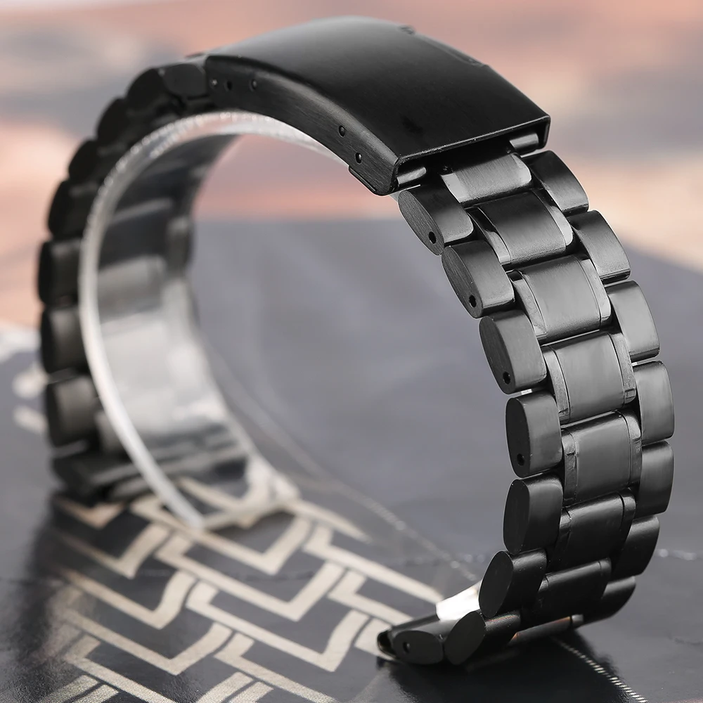 Colorful Stainless Steel Wrist Band Strap 18/20/22 mm Men Watchband Bracelet Clasp Solid Link Replacement + 2 Spring Bars Gift
Colorful Stainless Steel Wrist Band Strap 18/20/22 mm Men Watchband Bracelet Clasp Solid Link Replacement + 2 Spring Bars Gift