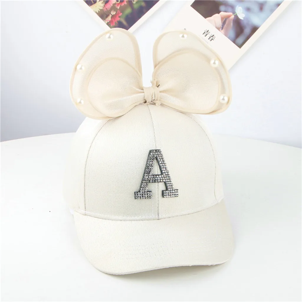 Cute Kids Children Pearl Bowknot Letter Peaked Hats Baseball Cap Sunhats baby beanie newborn hat muts baby
Cute Kids Children Pearl Bowknot Letter Peaked Hats Baseball Cap Sunhats baby beanie newborn hat muts baby