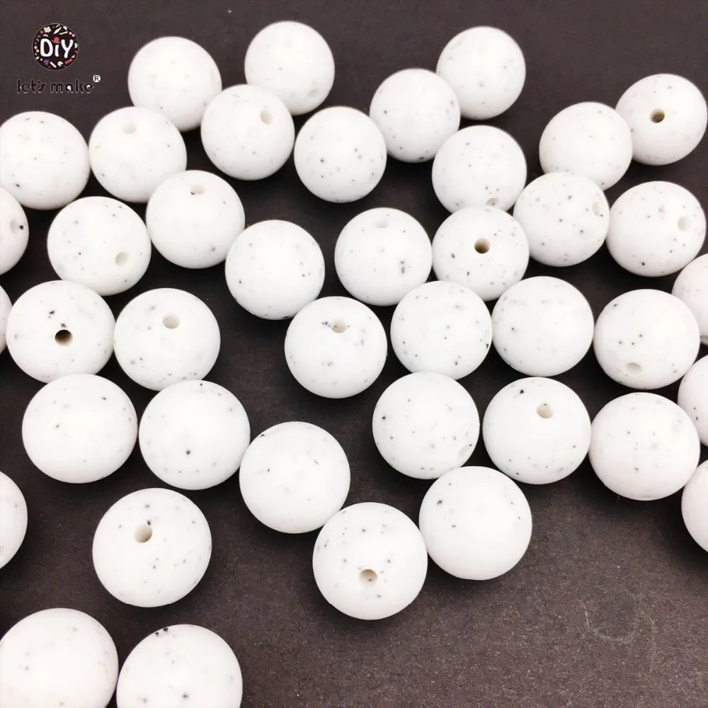 Let's Make Baby Silicone Bead Granite 100pc Round 12mm-15mm Organic Silicone Jewelry Diy Teething Accessories DIY Beads Teether
Let's Make Baby Silicone Bead Granite 100pc Round 12mm-15mm Organic Silicone Jewelry Diy Teething Accessories DIY Beads Teether