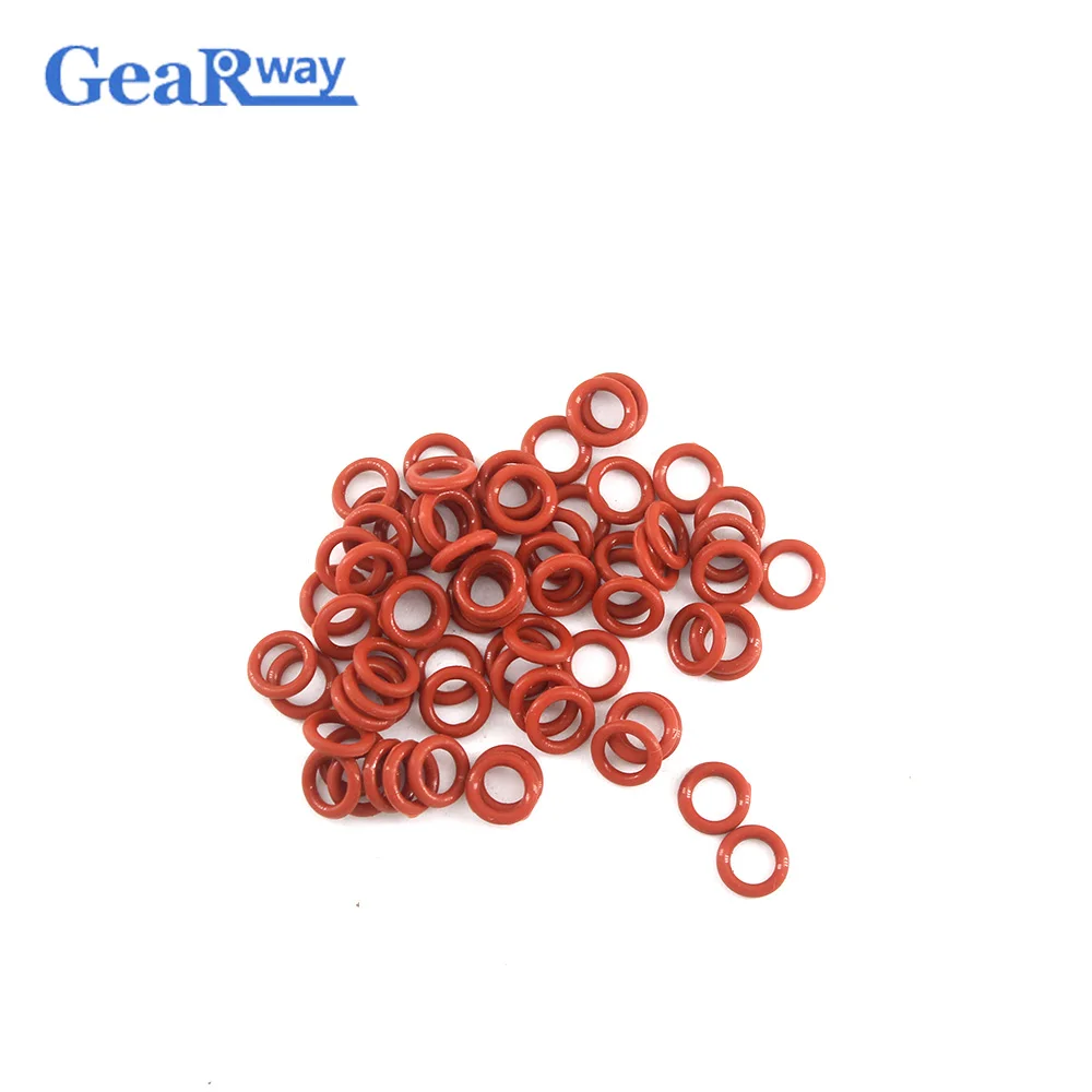 Gearway 1.5mm thickness O Ring Seal Gasket Red Silicon O-Ring Seal 5/6/6.5/7/18/19/20mm OD Anti-age O Ring Seal Washer
Gearway 1.5mm thickness O Ring Seal Gasket Red Silicon O-Ring Seal 5/6/6.5/7/18/19/20mm OD Anti-age O Ring Seal Washer