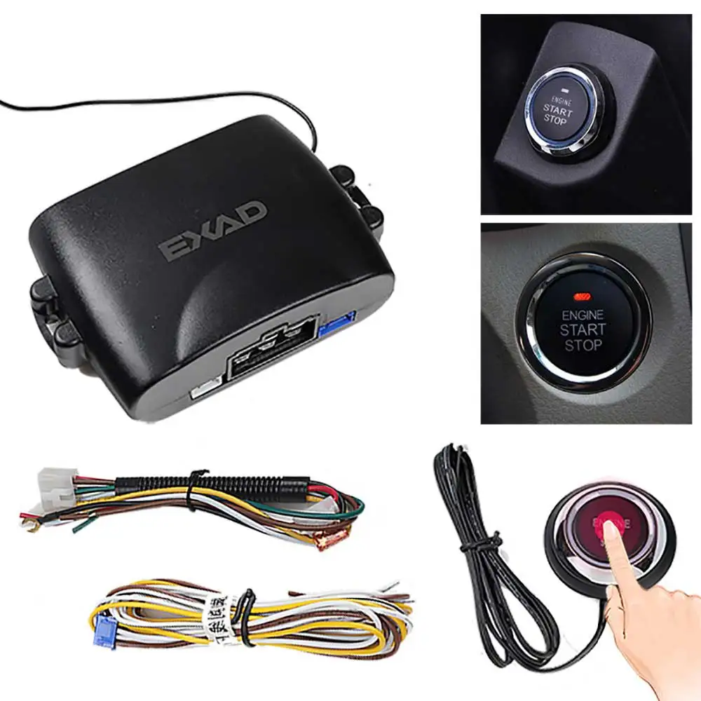 PKE Start Stop Car Engine Push Start Button Engine Lock Lgnition RFID Keyless Entry Go Push Button Starline Car Alarm System
PKE Start Stop Car Engine Push Start Button Engine Lock Lgnition RFID Keyless Entry Go Push Button Starline Car Alarm System