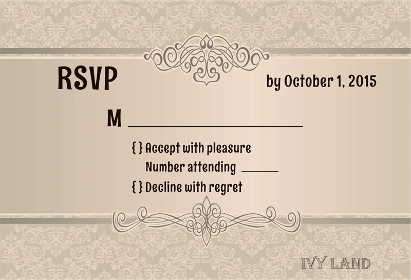 Персонализированные RSVP карты с бесплатным конвертом для свадьбы/вечерние, 50 шт./лот, R21
Персонализированные RSVP карты с бесплатным конвертом для свадьбы/вечерние, 50 шт./лот, R21