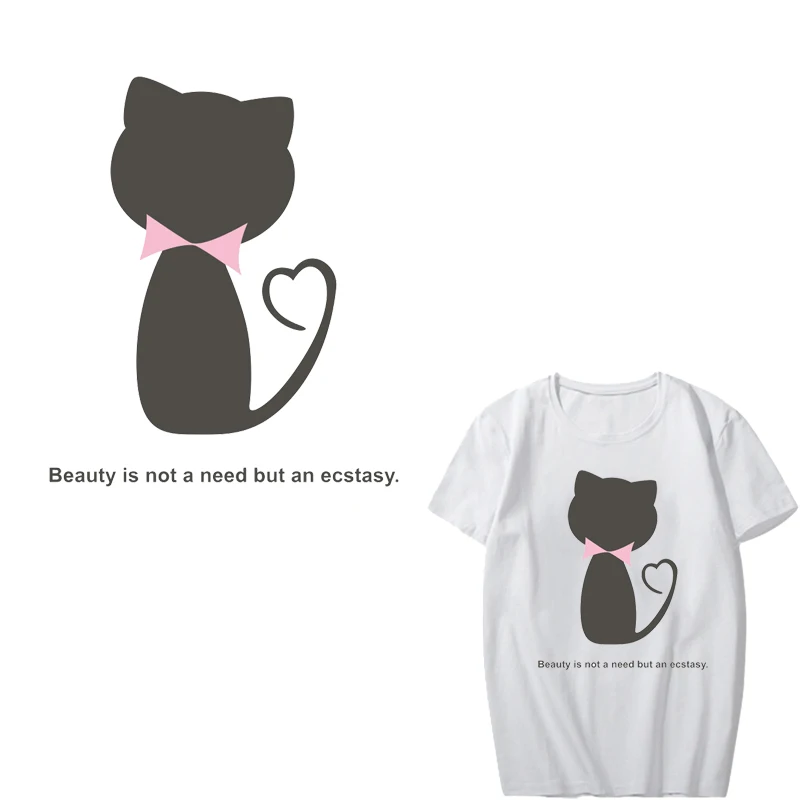 Cat Heat Transfer Stickers Tops Jeans T-shirt Letter Patches for Clothing Press Appliqued Decorative Iron-on Transfers Patch
Cat Heat Transfer Stickers Tops Jeans T-shirt Letter Patches for Clothing Press Appliqued Decorative Iron-on Transfers Patch