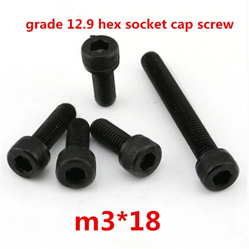 500pcs m3*18 high strength grade 12.9 alloy steel with black oxide hexagonal / hex socket head cap screw
500pcs m3*18 high strength grade 12.9 alloy steel with black oxide hexagonal / hex socket head cap screw