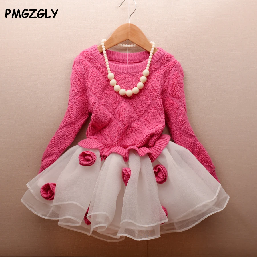 Spring autumn child sweater female sweater outerwear children's clothing puff skirt little girl Long Sleeve Sweater Flower Dress
Spring autumn child sweater female sweater outerwear children's clothing puff skirt little girl Long Sleeve Sweater Flower Dress