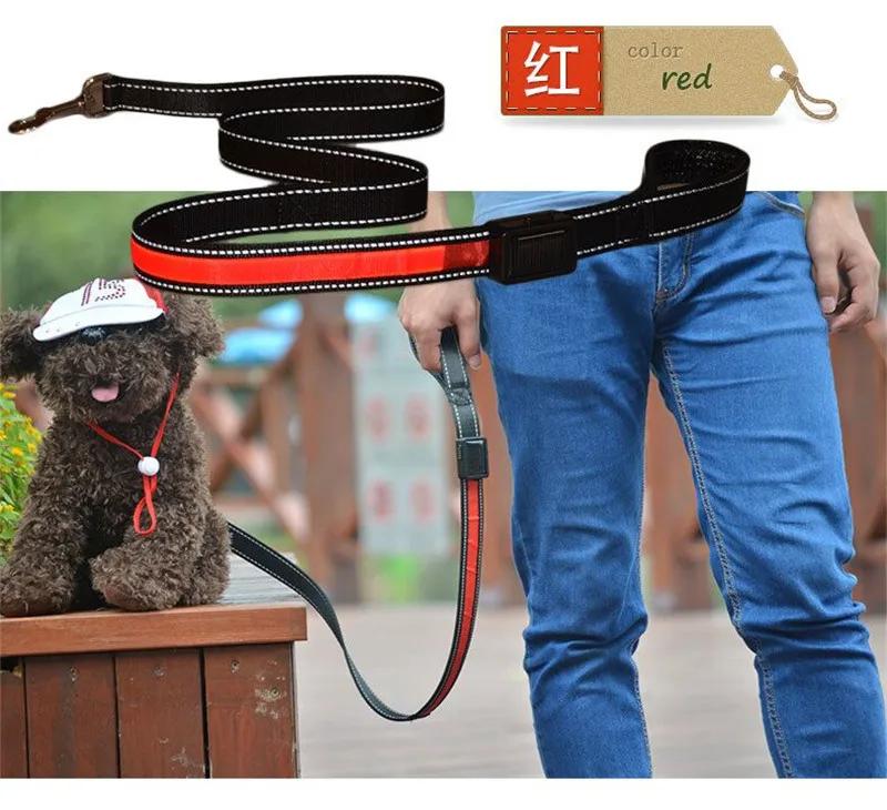 B20 pet dog leashes Solar light emitting leads USB charge dog leashes 2.5cm width
B20 pet dog leashes Solar light emitting leads USB charge dog leashes 2.5cm width