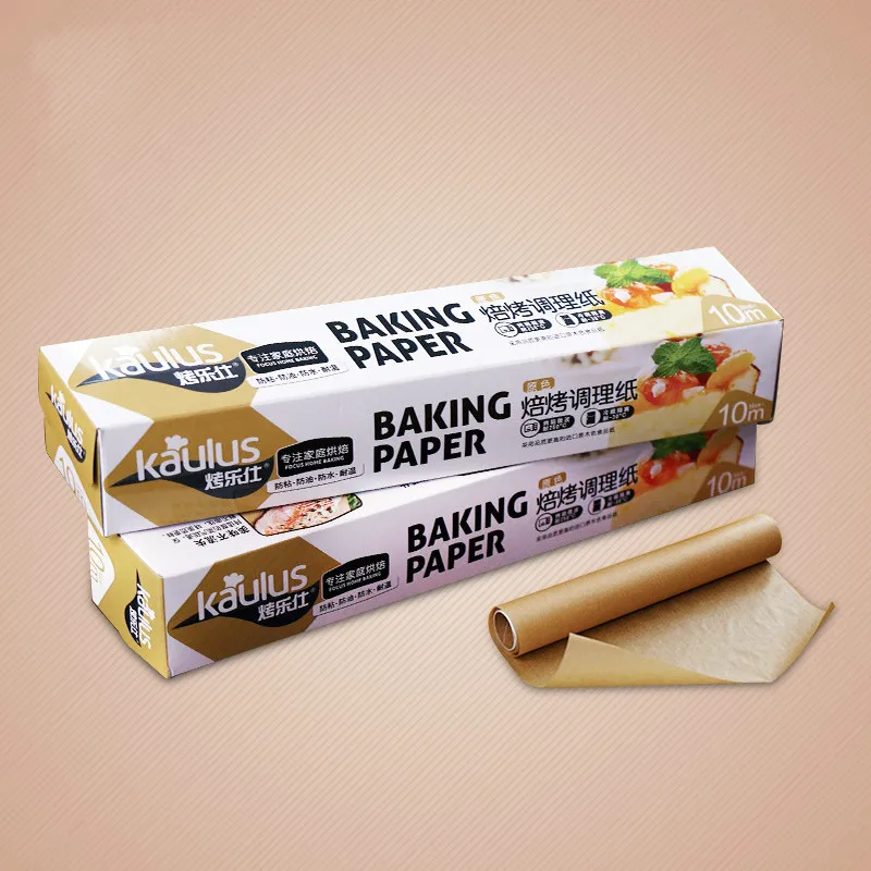Wood Baking Silicone Paper 1000CM*30CM Unbleached Natural Packaging Oil-absorbing Paper Baking Cake Paper Oven Baking Tool
Wood Baking Silicone Paper 1000CM*30CM Unbleached Natural Packaging Oil-absorbing Paper Baking Cake Paper Oven Baking Tool