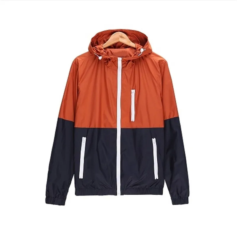 Spring Autumn Men Casual Lightweight Windbreaker Jacket New Arrival Hooded Contrast Color Zipper up Jackets fashion Outwear
Spring Autumn Men Casual Lightweight Windbreaker Jacket New Arrival Hooded Contrast Color Zipper up Jackets fashion Outwear