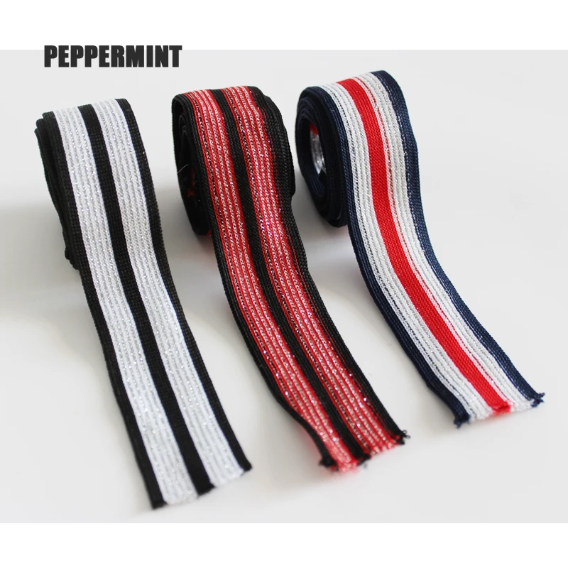 1yard 3cm Stripe Tape Lace Silver Mixed Trim Clothing Side Ribbon Stretch Band Lace Ribbon braid Webbing DIY Sewing Accessory
1yard 3cm Stripe Tape Lace Silver Mixed Trim Clothing Side Ribbon Stretch Band Lace Ribbon braid Webbing DIY Sewing Accessory