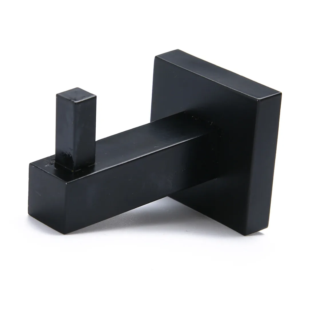 Black Square Robe Hook Towel Rack Rail Tissue Roll Toilet Brush Holder for Kitchen Bathroom
Black Square Robe Hook Towel Rack Rail Tissue Roll Toilet Brush Holder for Kitchen Bathroom