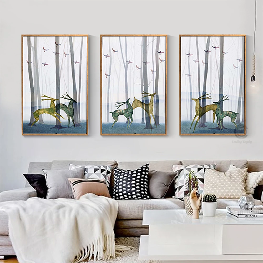 Oil Painting Forest Deer Cartoon Posters And Prints For Bedroom Room Home Decoration Canvas Painting Wall Pictures For Bedroom
Oil Painting Forest Deer Cartoon Posters And Prints For Bedroom Room Home Decoration Canvas Painting Wall Pictures For Bedroom