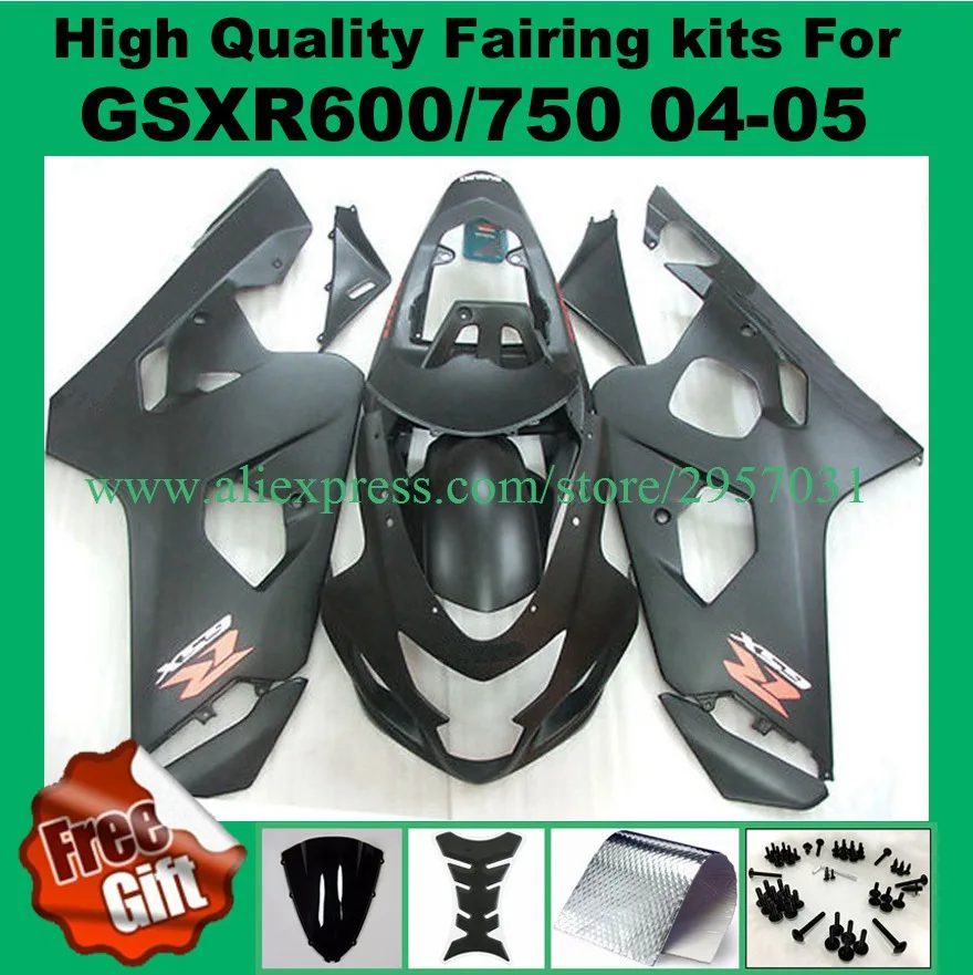 9GIFTS, Injection Fairing kit for GSXR600 GSXR750 04 05 SUZUKI GSXR600 750 2004 2005 black fairings #72KKA
9GIFTS, Injection Fairing kit for GSXR600 GSXR750 04 05 SUZUKI GSXR600 750 2004 2005 black fairings #72KKA