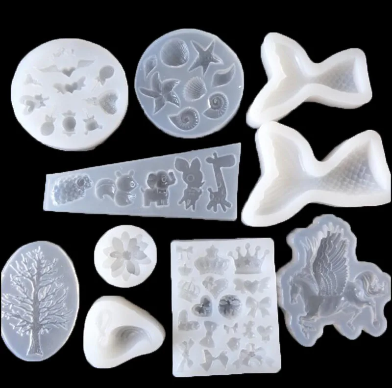 1PC Fish Tail Sea Shell Lollipop Animals Tree Flower Shaped Silicone UV Resin Mold for Jewelry Necklace Pendant Lanugo Molds
1PC Fish Tail Sea Shell Lollipop Animals Tree Flower Shaped Silicone UV Resin Mold for Jewelry Necklace Pendant Lanugo Molds