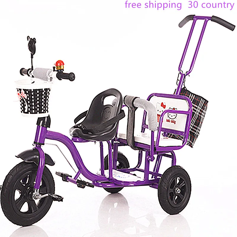 Двойной детский велосипед трехколесный велосипед twin bike baby two-trolley большой мужской и женский малыш.
Двойной детский велосипед трехколесный велосипед twin bike baby two-trolley большой мужской и женский малыш.