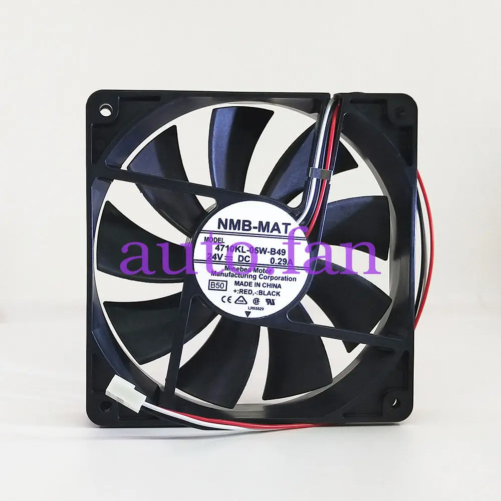 PC Computer Case Fan Heatsink Cooler For NMB 4710KL-05W-B49 fan 24V 0.29A 120*120*25mm 3pin Cooling Fan
PC Computer Case Fan Heatsink Cooler For NMB 4710KL-05W-B49 fan 24V 0.29A 120*120*25mm 3pin Cooling Fan