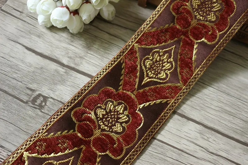 4yards/lot wide 8.5cm Woven Jacquard Ribbon Geometric design with fluff red for curtain and clothing accessory LS-1523
4yards/lot wide 8.5cm Woven Jacquard Ribbon Geometric design with fluff red for curtain and clothing accessory LS-1523