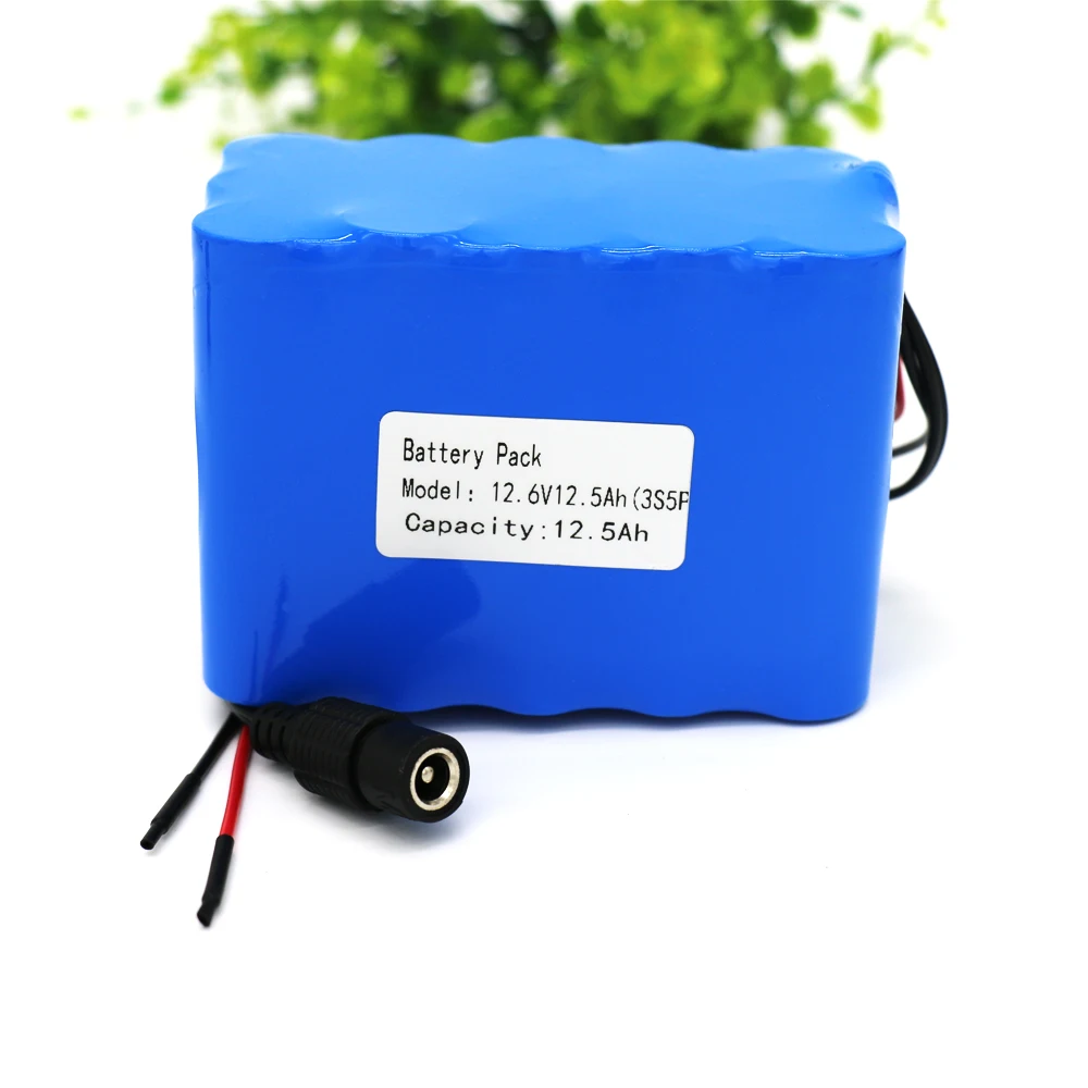 KLUOSI 3S5P 12V Battery Pack 11.1V /12.6V12500mAh Lithium Battery Pack with 25A Balance BMS for LED Light Backup Power Supply
KLUOSI 3S5P 12V Battery Pack 11.1V /12.6V12500mAh Lithium Battery Pack with 25A Balance BMS for LED Light Backup Power Supply
