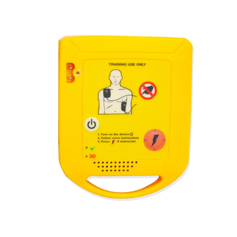 1Set Mini AED Trainer Defibrillation training Teaching Training Device For CPR First Aid One Language Optional
1Set Mini AED Trainer Defibrillation training Teaching Training Device For CPR First Aid One Language Optional