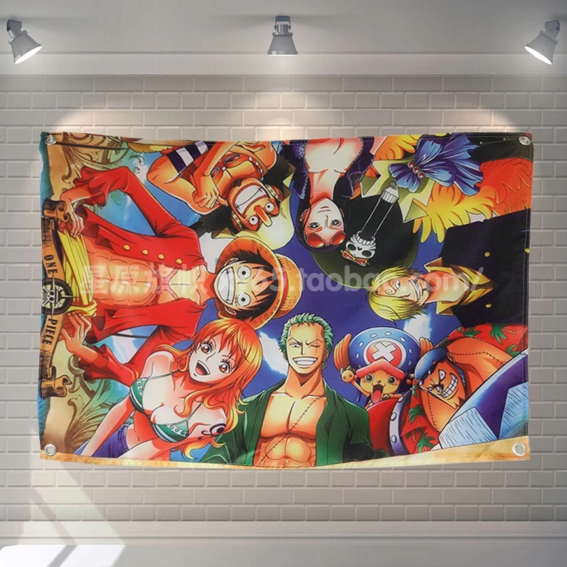 "One Piece" Anime Classic Movies Cloth Flag Banners & Accessories Bar Billiards Hall Studio Theme Wall Hanging Decoration
"One Piece" Anime Classic Movies Cloth Flag Banners & Accessories Bar Billiards Hall Studio Theme Wall Hanging Decoration