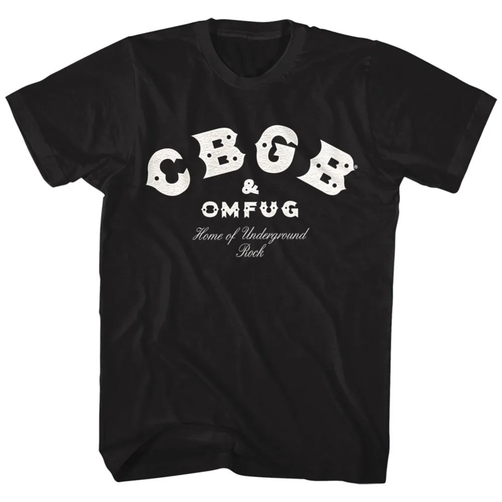 Brand New 2019 Summer Mens Short OFFICIAL CBGB OMFUG Logo Home of Underground Rock Men's T-Shirt Cute T Shirts
Brand New 2019 Summer Mens Short OFFICIAL CBGB OMFUG Logo Home of Underground Rock Men's T-Shirt Cute T Shirts