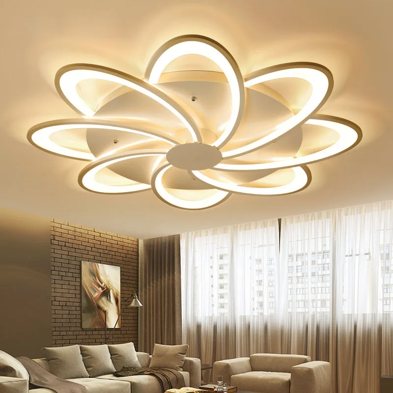 Modern LED Chandelier Lights for Home Living Room Dining Kitchen Bedroom Creative White Hanging Ceiling Lamp With Remote Control
Modern LED Chandelier Lights for Home Living Room Dining Kitchen Bedroom Creative White Hanging Ceiling Lamp With Remote Control