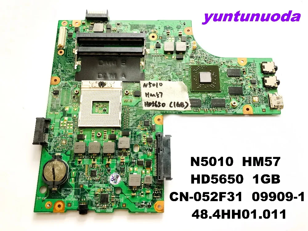 Оригинальная материнская плата для ноутбука DELL N5010, материнская плата N5010 HM57 HD5650, 1 ГБ Φ 09909-1 48,4hh01. 011, протестирована, хорошая Бесплатная доставка
Оригинальная материнская плата для ноутбука DELL N5010, материнская плата N5010 HM57 HD5650, 1 ГБ Φ 09909-1 48,4hh01. 011, протестирована, хорошая Бесплатная доставка