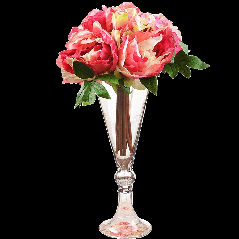 Home Decoration Wedding road decorative glass vase Creative Trumpet shape Flower Vase Tabletop decor glass containers Decoration
Home Decoration Wedding road decorative glass vase Creative Trumpet shape Flower Vase Tabletop decor glass containers Decoration