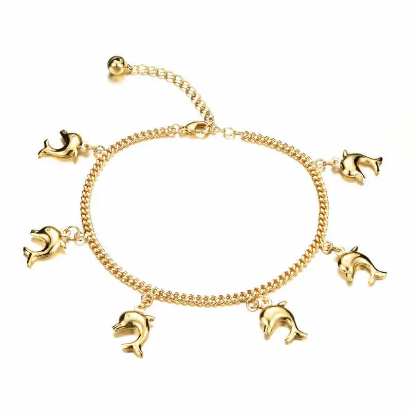 Lovely Small Dolphin Anklets 14K Yellow Gold Filled Cute Animal Bracelet On Leg Foot Jewelry
Lovely Small Dolphin Anklets 14K Yellow Gold Filled Cute Animal Bracelet On Leg Foot Jewelry