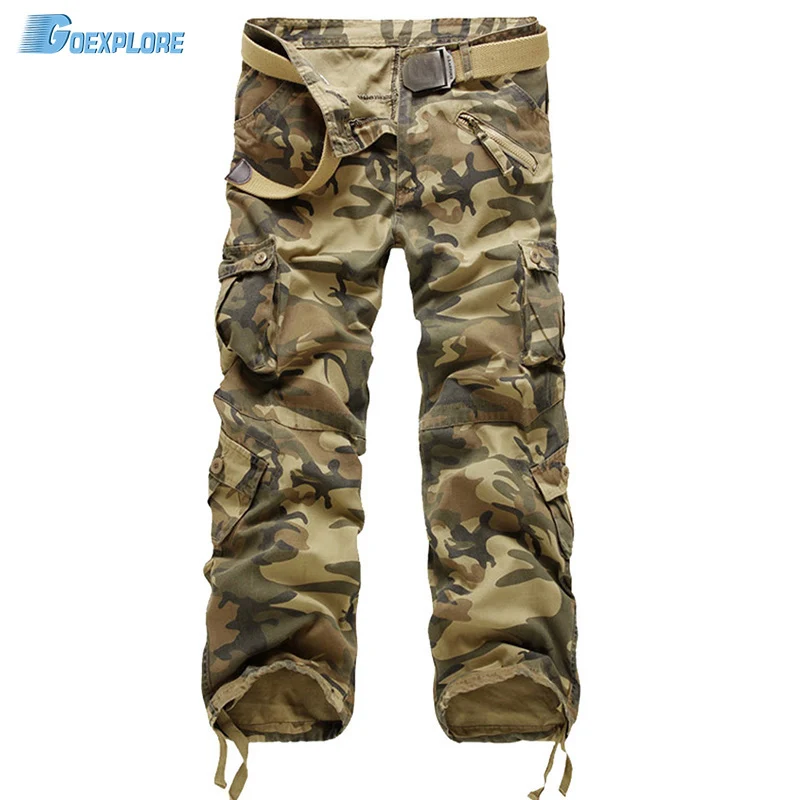 Men's Military Pants Multi pocket Plus Size Brand Autumn spring hiking hunting Outdoors Camouflage pants Boys
Men's Military Pants Multi pocket Plus Size Brand Autumn spring hiking hunting Outdoors Camouflage pants Boys