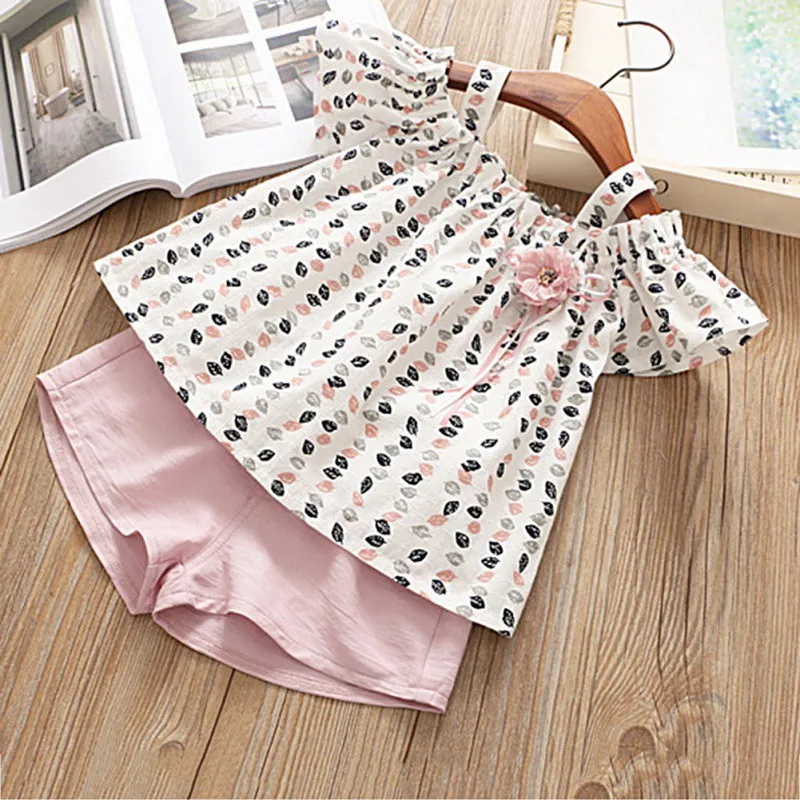 2019 2Pcs Casual Suit Girls Clothes Kids Sets New Fashion Girls Clothes Sets Summer Style Flower T-shirt+Shorts
2019 2Pcs Casual Suit Girls Clothes Kids Sets New Fashion Girls Clothes Sets Summer Style Flower T-shirt+Shorts
