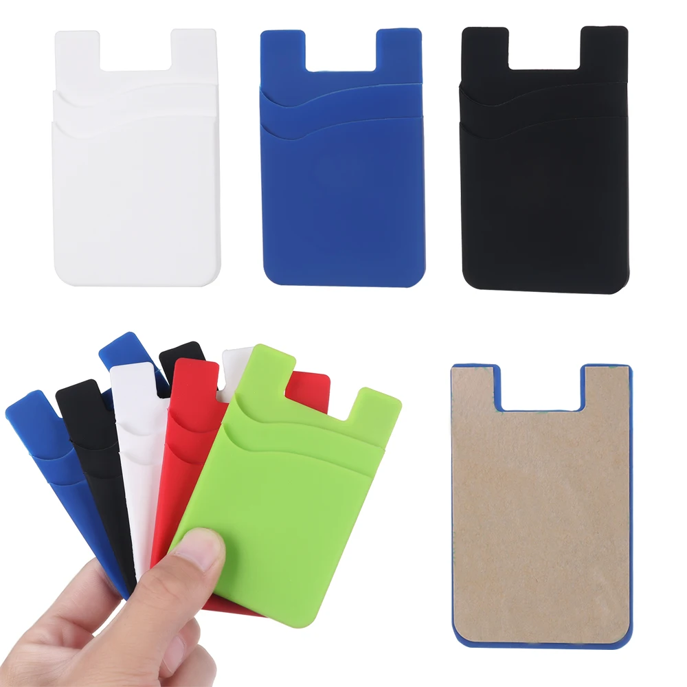 1PC Silicone Mobile Phone Back Card Holder Wallet Case Elastic Stick Adhesive Card Pocket Universal Cash ID Soft Silicone Gel Ru
1PC Silicone Mobile Phone Back Card Holder Wallet Case Elastic Stick Adhesive Card Pocket Universal Cash ID Soft Silicone Gel Ru