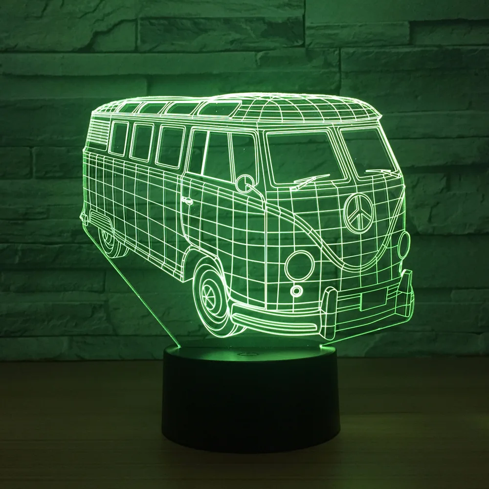 7 Colors Student School Bus Car Lamp 3D LED NightLight Kids Gifts Touch Switch USB Table Lampara Lampe Baby Sleep Lighting
7 Colors Student School Bus Car Lamp 3D LED NightLight Kids Gifts Touch Switch USB Table Lampara Lampe Baby Sleep Lighting