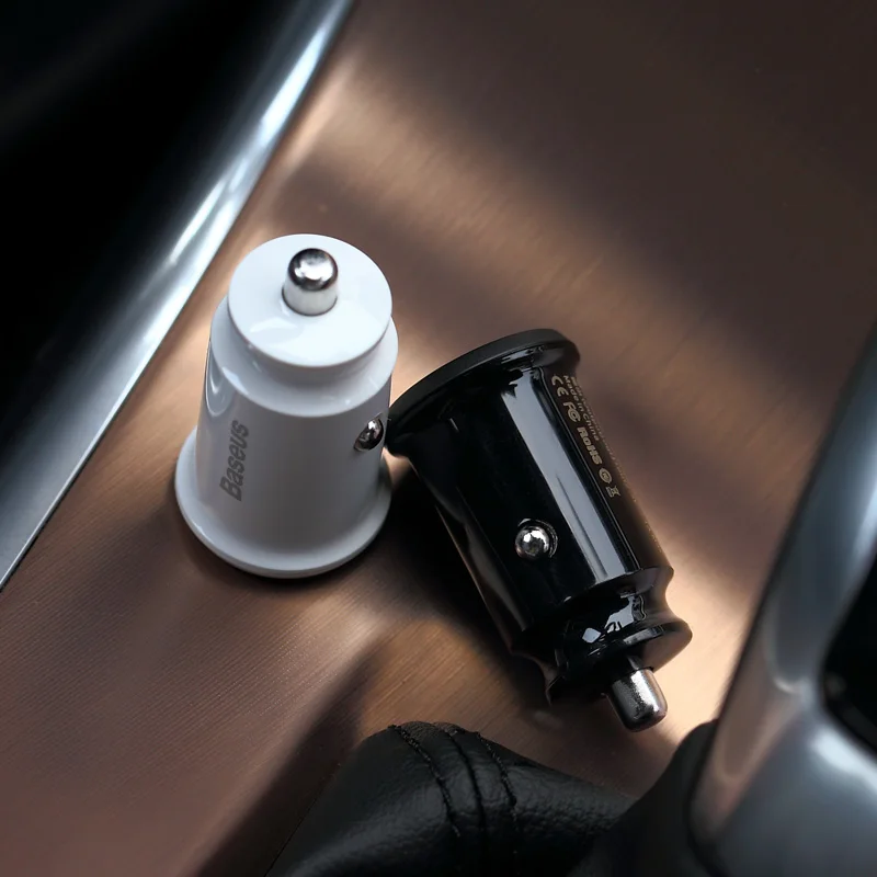 BASEUS 2 USB Car-Charger Mobile Phone Mini Car Charger For Tablet Dual Fast Charge Adapter | Мобильные телефоны и