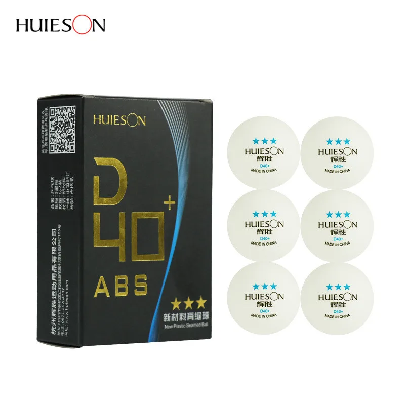 Huieson 6pcs/pack Match Standard 3 Star Plastic Table Tennis Ball 40+mm New Material ABS Pingpong Balls Table Tennis Accessories
Huieson 6pcs/pack Match Standard 3 Star Plastic Table Tennis Ball 40+mm New Material ABS Pingpong Balls Table Tennis Accessories