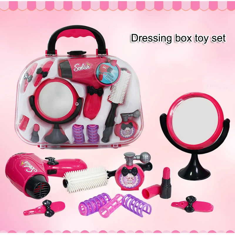 2020 New Kids Beauty Toys Set Makeup Handbag Mirror Hair-dryer Hair Clips for Girls
2020 New Kids Beauty Toys Set Makeup Handbag Mirror Hair-dryer Hair Clips for Girls