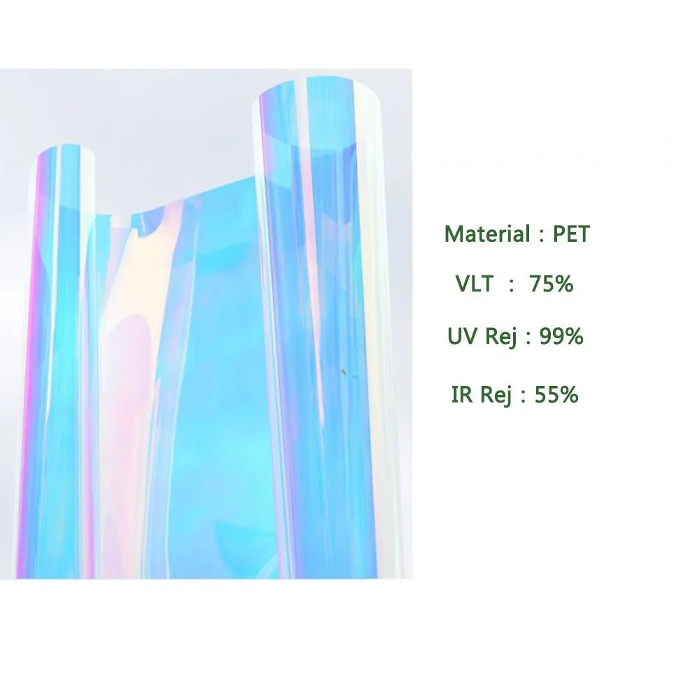 Chameleon Building Window Tint Sun Shade Films Rainbow Effect Decorative Window Film For Home Restaurant Color Changing
Chameleon Building Window Tint Sun Shade Films Rainbow Effect Decorative Window Film For Home Restaurant Color Changing