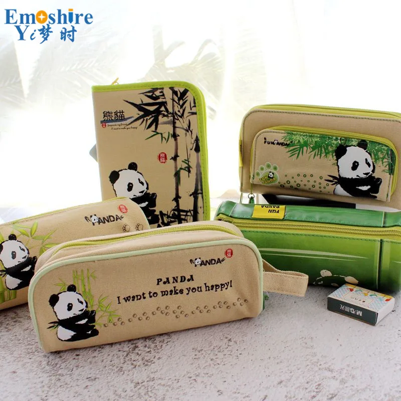 6 Style New Arrival Panda Souvenir Small Fresh Student Canvas Pencil Case Simple Stationery Bag Pencil Bag Set B308
6 Style New Arrival Panda Souvenir Small Fresh Student Canvas Pencil Case Simple Stationery Bag Pencil Bag Set B308