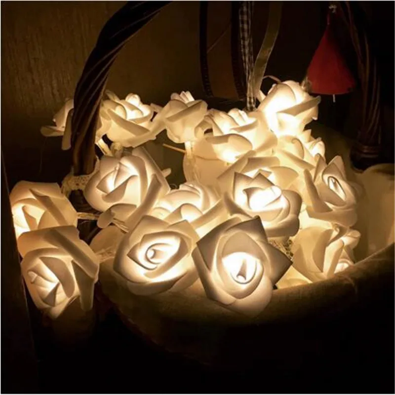 7.5M 50LED Garland Rose Diode String Fairy Lights For Wedding Party Valentine Decor 3*AA Battery Powered
7.5M 50LED Garland Rose Diode String Fairy Lights For Wedding Party Valentine Decor 3*AA Battery Powered