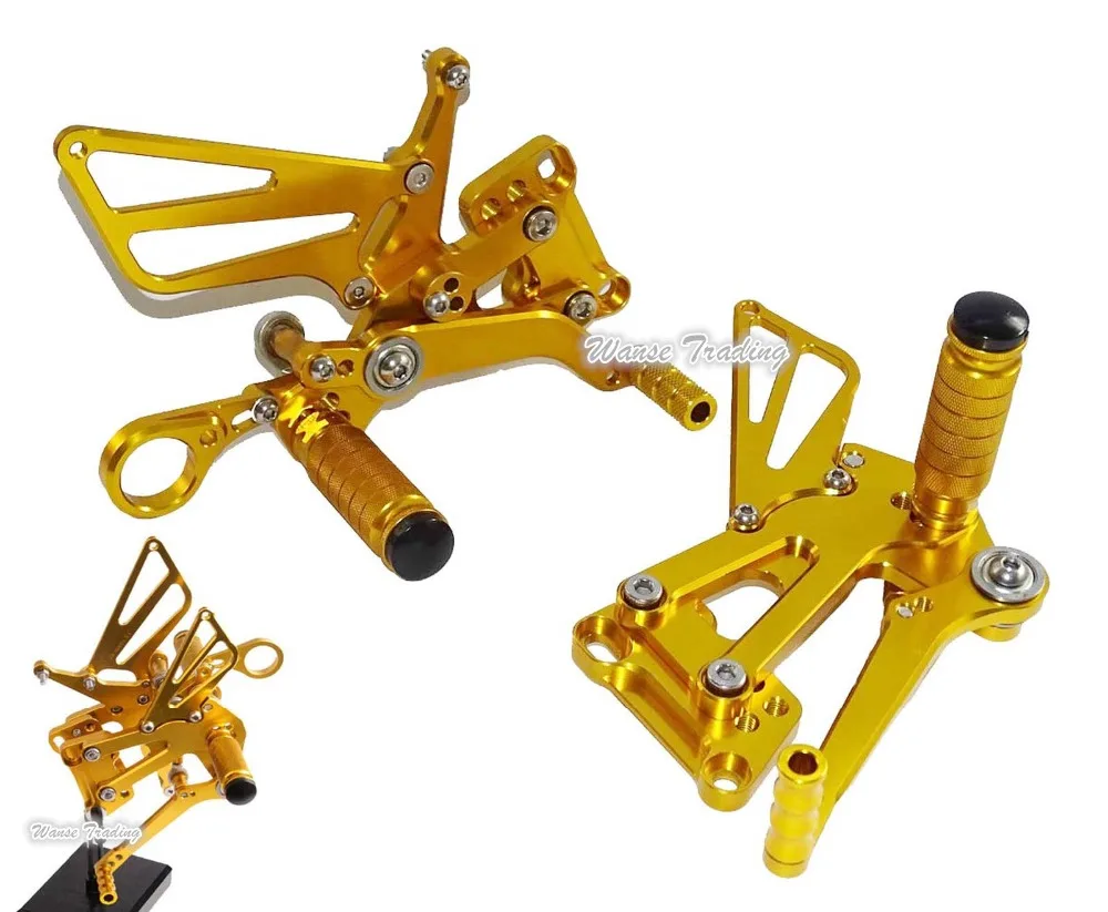 waase CNC Adjustable Rider Rear Sets Rearset Footrest Foot Rest Pegs Gold For BMW S1000R Naked 2014-2015
waase CNC Adjustable Rider Rear Sets Rearset Footrest Foot Rest Pegs Gold For BMW S1000R Naked 2014-2015