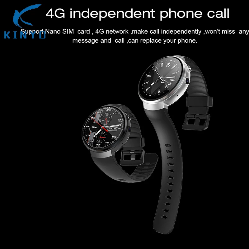 Смарт-часы Android 7 0 LTE 4G Bluetooth Smartwatch монитор сердечного ритма 1 Гб + 16 Память с камерой
