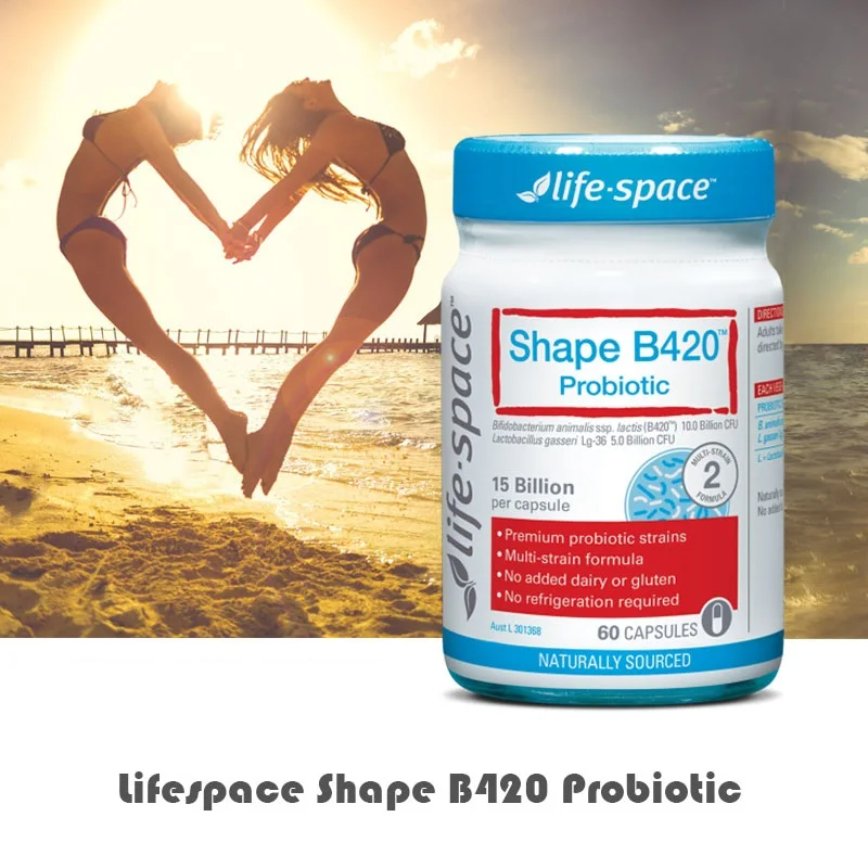 Australia Life Space Body Shape B420 Probiotic 60Caps Beneficial Bacteria Support Body Shaping Healthy Immune Digestive System
Australia Life Space Body Shape B420 Probiotic 60Caps Beneficial Bacteria Support Body Shaping Healthy Immune Digestive System