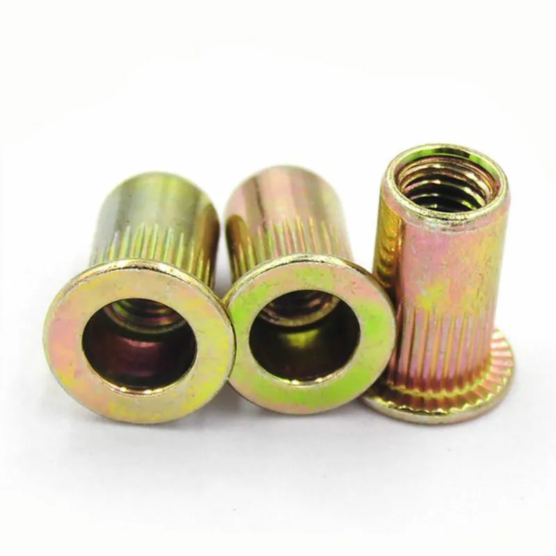 20PCS Carbon steel Nuts M3 M4 M5 M6 M8 Flat Head Rivet Nuts Set Nuts Insert Riveting
20PCS Carbon steel Nuts M3 M4 M5 M6 M8 Flat Head Rivet Nuts Set Nuts Insert Riveting