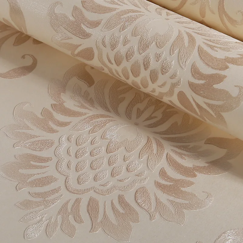 European Damascus flowers new non-woven wallpaper Living room TV wall background 3d wallpaper moisture-proof thick floral mural
European Damascus flowers new non-woven wallpaper Living room TV wall background 3d wallpaper moisture-proof thick floral mural