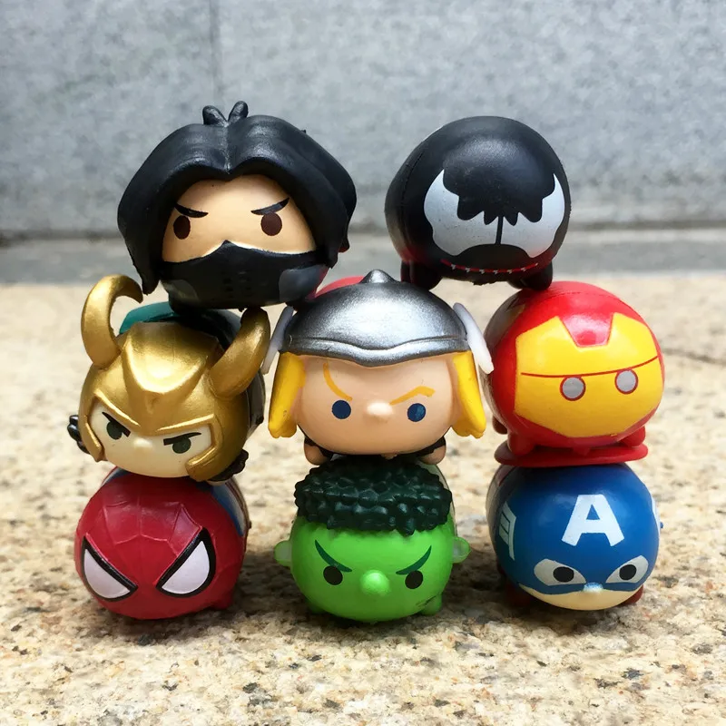 Disney Marve The Avengers Tsum Figure Superhero Series Captain Spiderman Ironman Thor Thanos Pvc Action Doll Toy Children Gifts
Disney Marve The Avengers Tsum Figure Superhero Series Captain Spiderman Ironman Thor Thanos Pvc Action Doll Toy Children Gifts